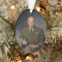 General Dwight Eisenhower 5 Star - Retrato Pintado