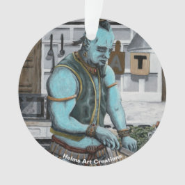 Ornamento Genie Chef Janto Fantasy Acrylic Ornament