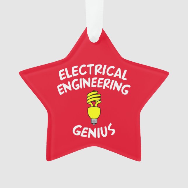 Ornamento Genius de Engenharia Elétrica (Frente)