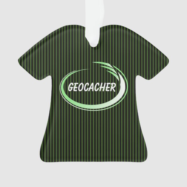 Ornamento Geocacher Salpico Verde (Frente)