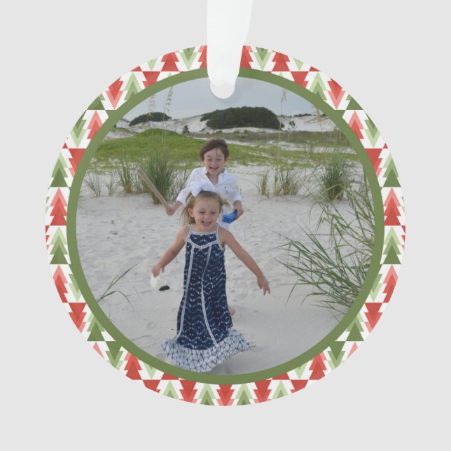 Ornamento Geometric Christmas Tree Grove (Frente)