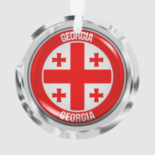 Ornamento Georgia Round Emblem