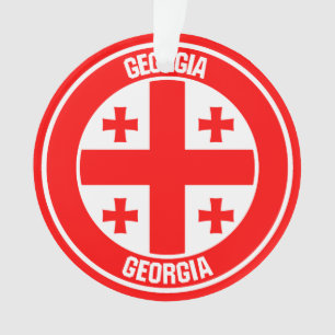 Ornamento Georgia Round Emblem