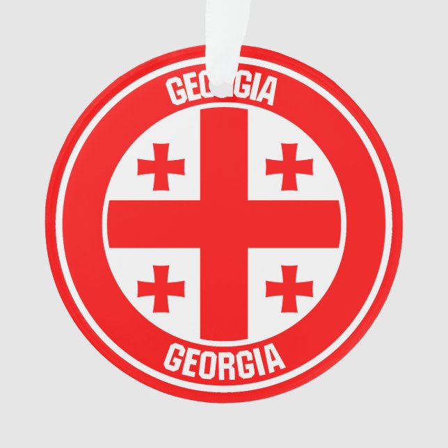 Ornamento Georgia Round Emblem (Frente)