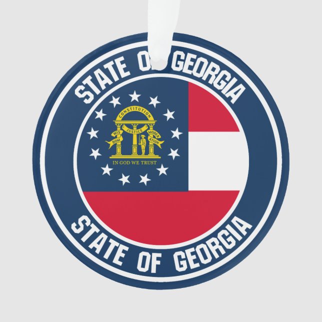 Ornamento Georgia Round Emblem (Frente)