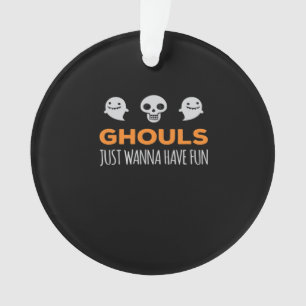 Ornamento Ghouls Só Quer Divertir-Se Com A Estética De Outon