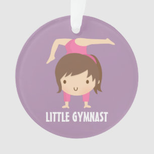 Ornamento Ginasta Personalizada Menina Ginástica Fofo