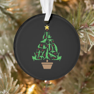 Ornamento Ginástica Masculina Árvore de Natal