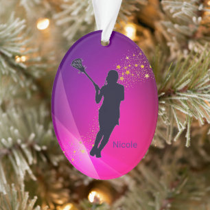 Ornamento Girls Lacrosse Ornament