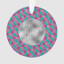 Ornamento Glitz de Mermaid Mint