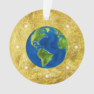Ornamento Globo dourado da árvore de Jesse