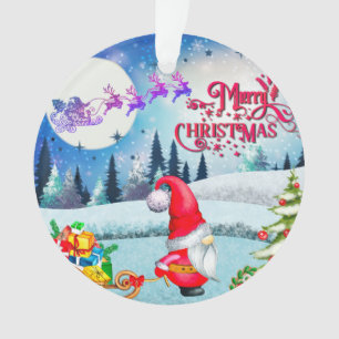 Ornamento Gnomo De Natal E Papais noeis Leigh Gifts