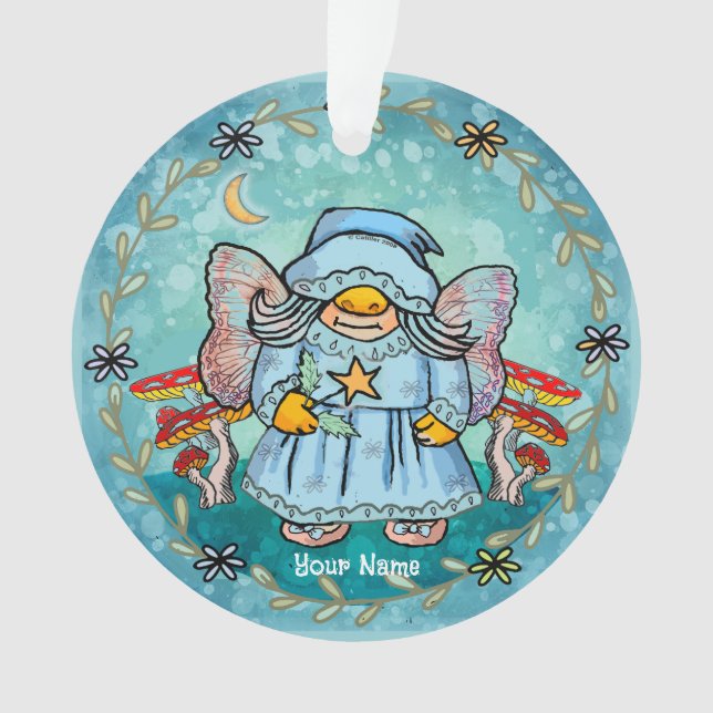 Ornamento Gnomo Fada (Frente)