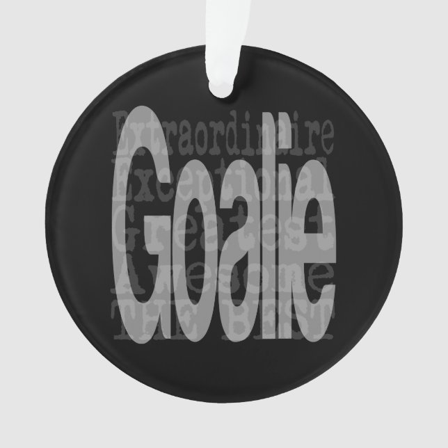 Ornamento Goalie Extraordinaire (Frente)