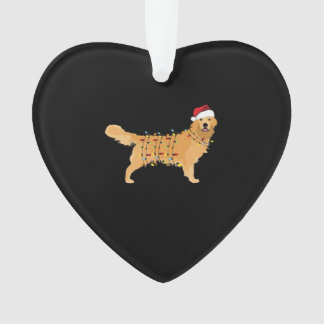 Ornamento Golden Retriever Holiday Christmas Light Essential