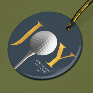 Ornamento Golf Joy & Peace Christmas