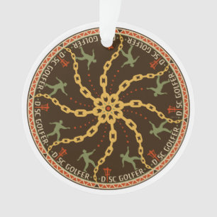 Ornamento Golfer de Disco