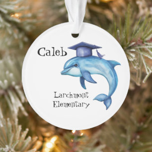 Ornamento Golfim Dolphin Personalizado para Formatura de Cri