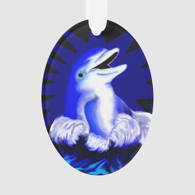 Ornamento Golfinho de sorriso (Frente)