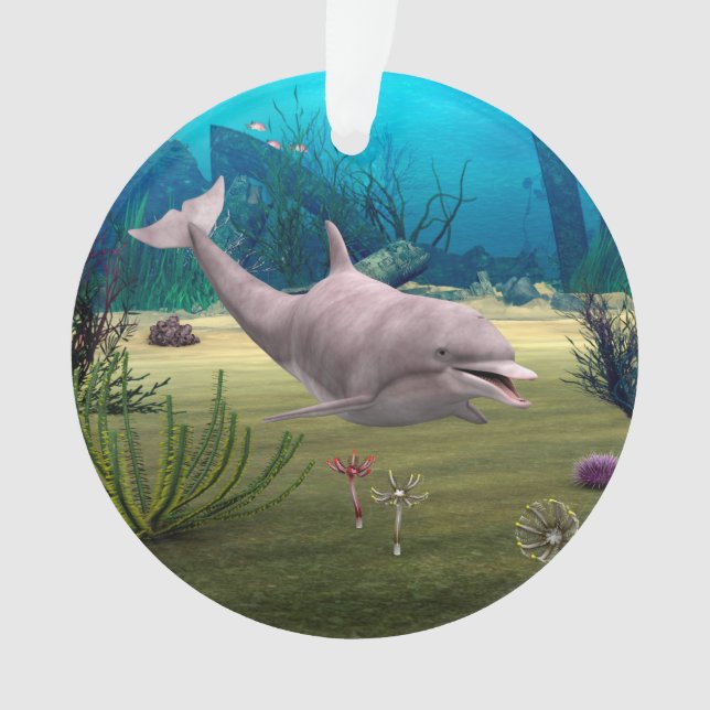 Ornamento Golfinho sorridente (Frente)