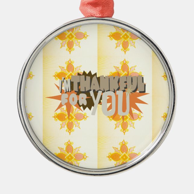 Ornamento "Graças a Você": Um Símbolo do Amor (Frente)