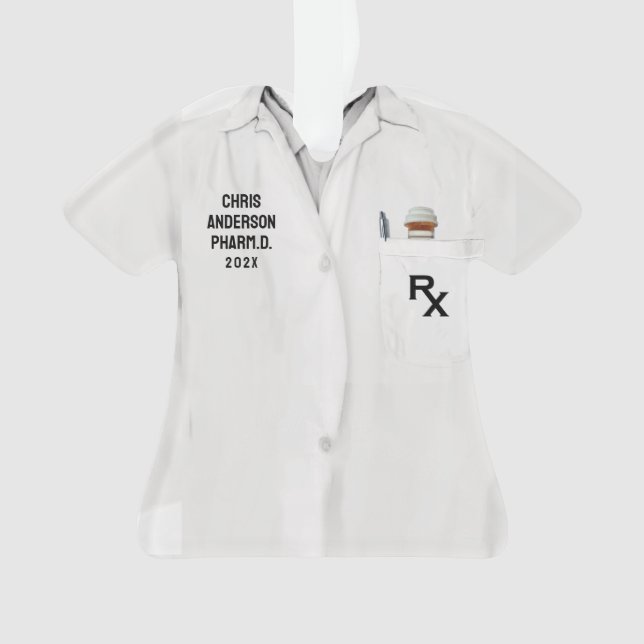 Ornamento Graduação Farmacêutica em Farmácia 2025 (Frente)