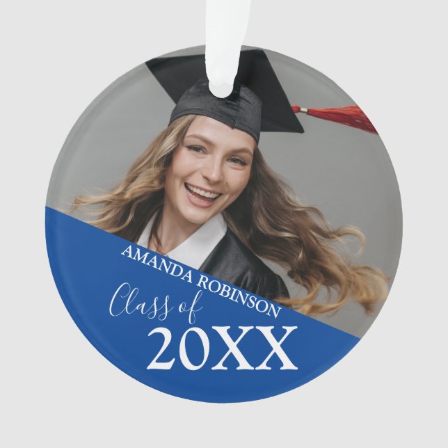 Ornamento Graduation Class Of |  Photo Ornament (Frente)