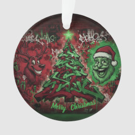 Ornamento Graffiti Christmas Acrylic Ornament