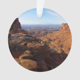 Ornamento Grand View Point no Parque Nacional Canyonlands