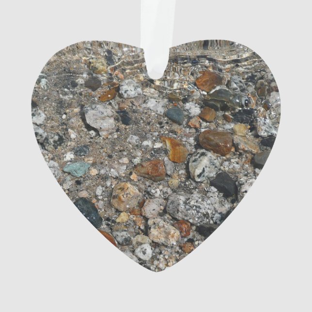 Ornamento Granite Pebbles no lago Tenaya em Yosemite (Verso)