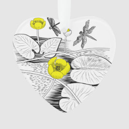 Ornamento Gravação de lírios