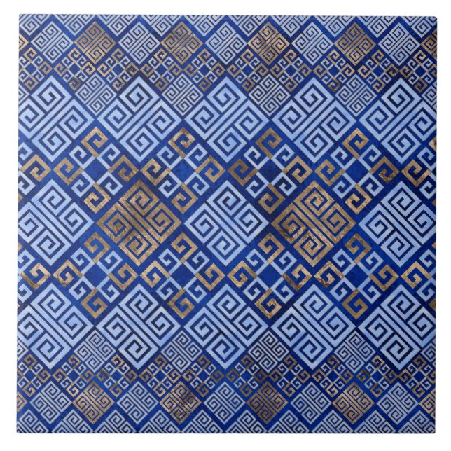 Ornamento Grego com Chave Meander (Frente)