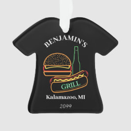 Ornamento Grelha de quintal com ursos quentes