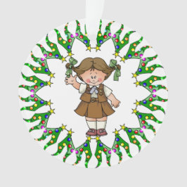 Ornamento Grinalda triguenha da árvore da brownie