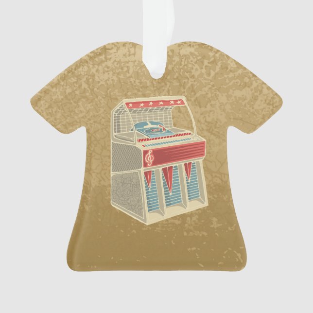 Ornamento Grunge Jukebox (Frente)