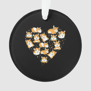 Ornamento Guiné Pig Love