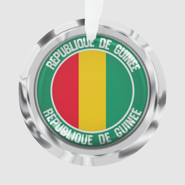 Ornamento Guiné Round Emblem (Frente)