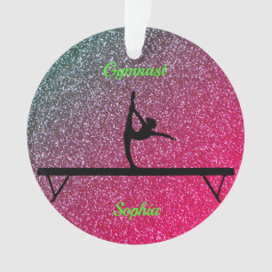 Ornamento Gymnastics Beam Watermelon Sparkle