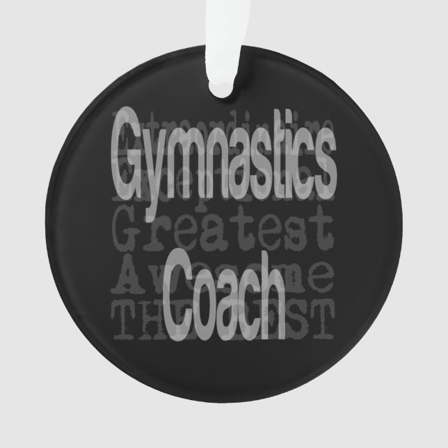 Ornamento Gymnastics Coach Extraordinaire (Frente)