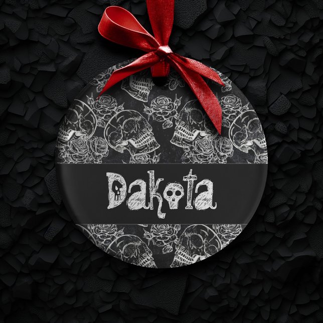 Ornamento Habilidades e Rosas de giz | Gótico - Glam Funky P (Criador carregado)