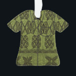 Ornamento Haena Beach Hawaitive Primitive Tapa Aloha Camisa<br><div class="desc">Pista verde-oliva. As antigas tapas havaianas inspiram esse design primitivo usado nas culturas polinésia e havaiana. Esses tipos de designs eram frequentemente impressos em camisas de aloha e paraus para dançarinos tradicionais de hula. Este design vem em várias cores.</div>