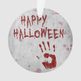 Ornamento Halloween Bloody Handprint