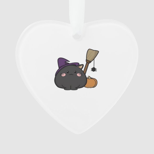 Ornamento Halloween Cat Oversized T-Shirt (Frente)