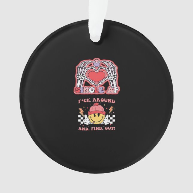 Ornamento Halloween Engraçado - Grabby Ghoul (Frente)