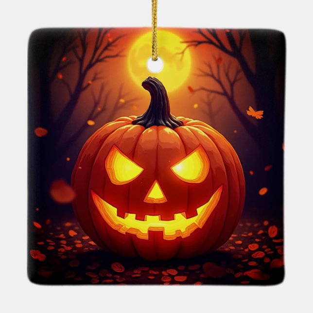 Ornamento Halloween Jack O'Lantern (Verso)