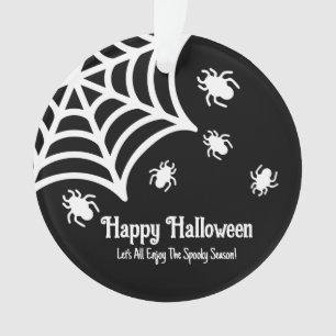 Ornamento Halloween personalizado da teia
