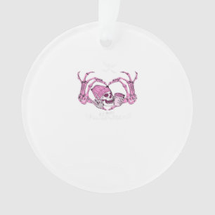 Ornamento Halloween Skull Heart Hands Skeleton Beanie Design