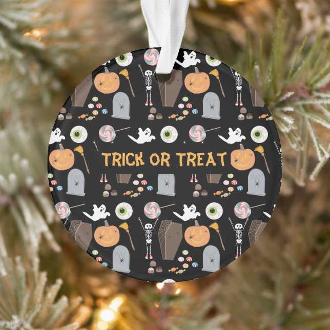 Ornamento Halloween Trick ou Treine Kids Halloween (Árvore)