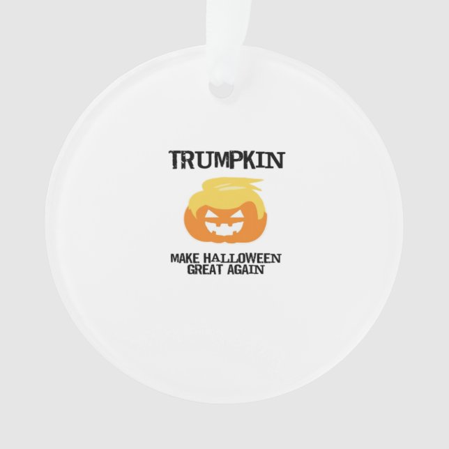 Ornamento Halloween Trumpkin V3 (Frente)
