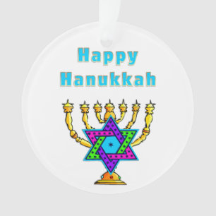 Ornamento Hanukkah feliz